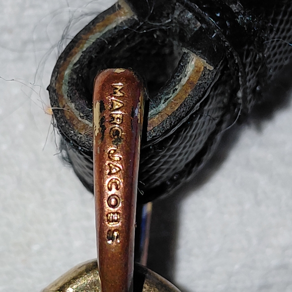 MARC JACOBS NY black Saffiano pebbled leather wristlet wallet - Picture 5 of 5